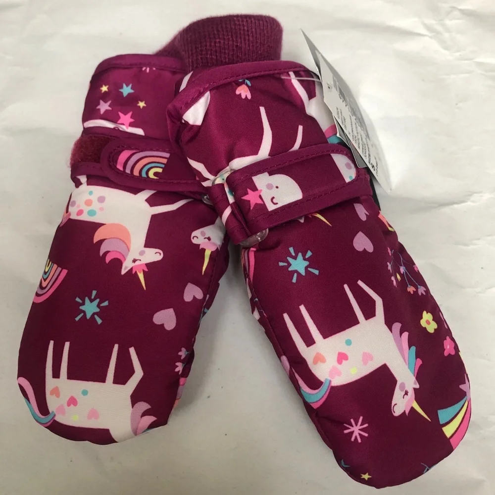 The children’s place kids snow mittens size Small 12-24M NWT